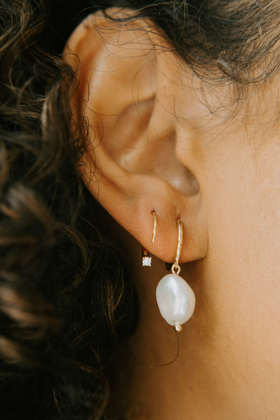 Half Moon Earrings