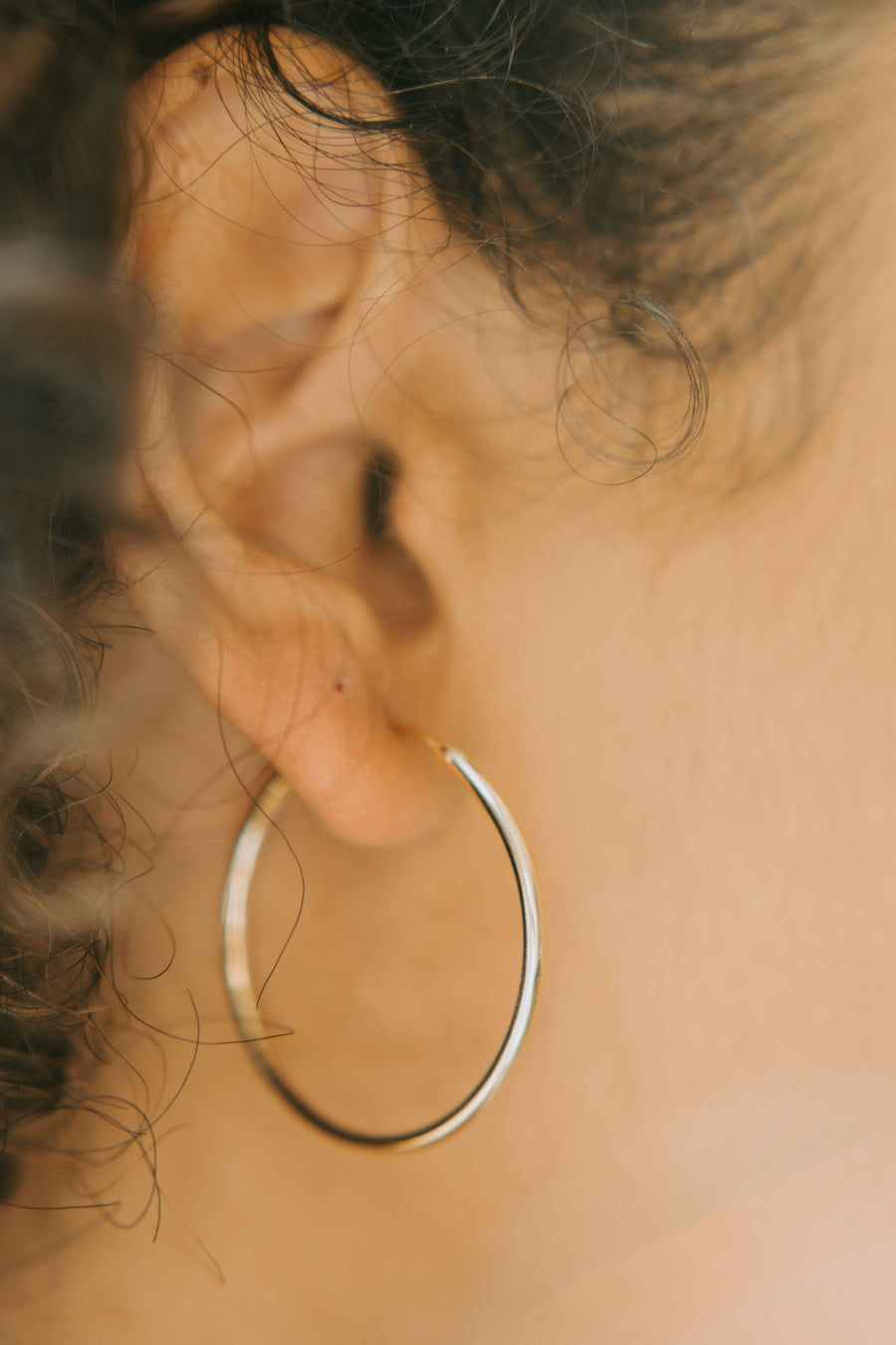 Large Everyday Hoop Earrings