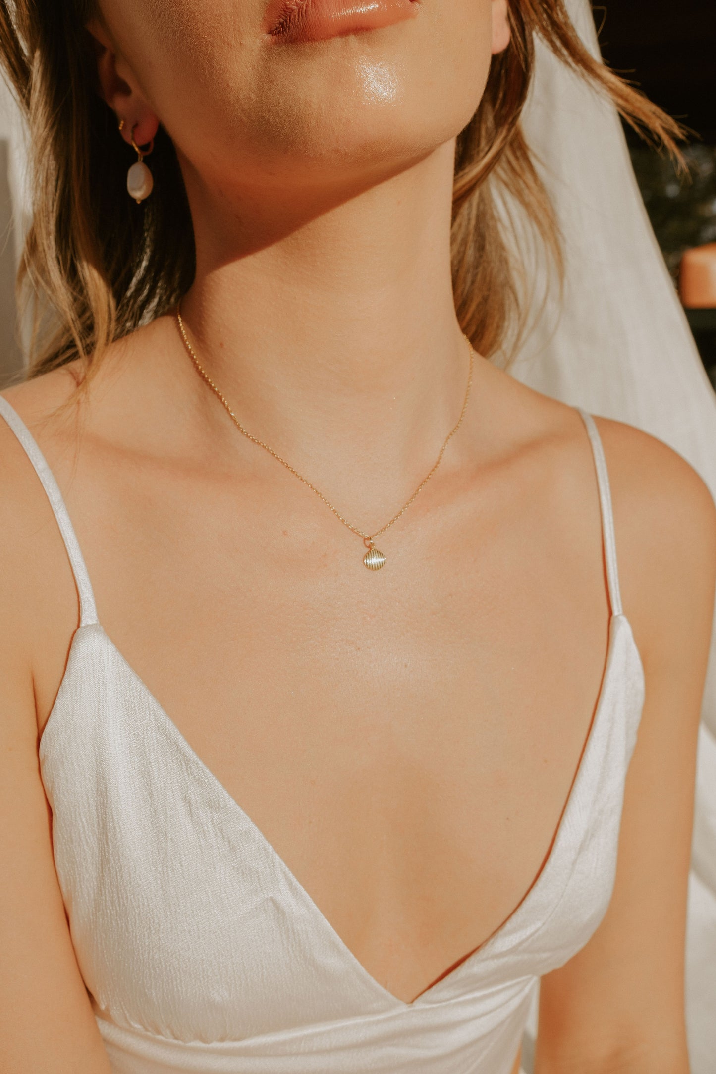 Gold Shell Necklace