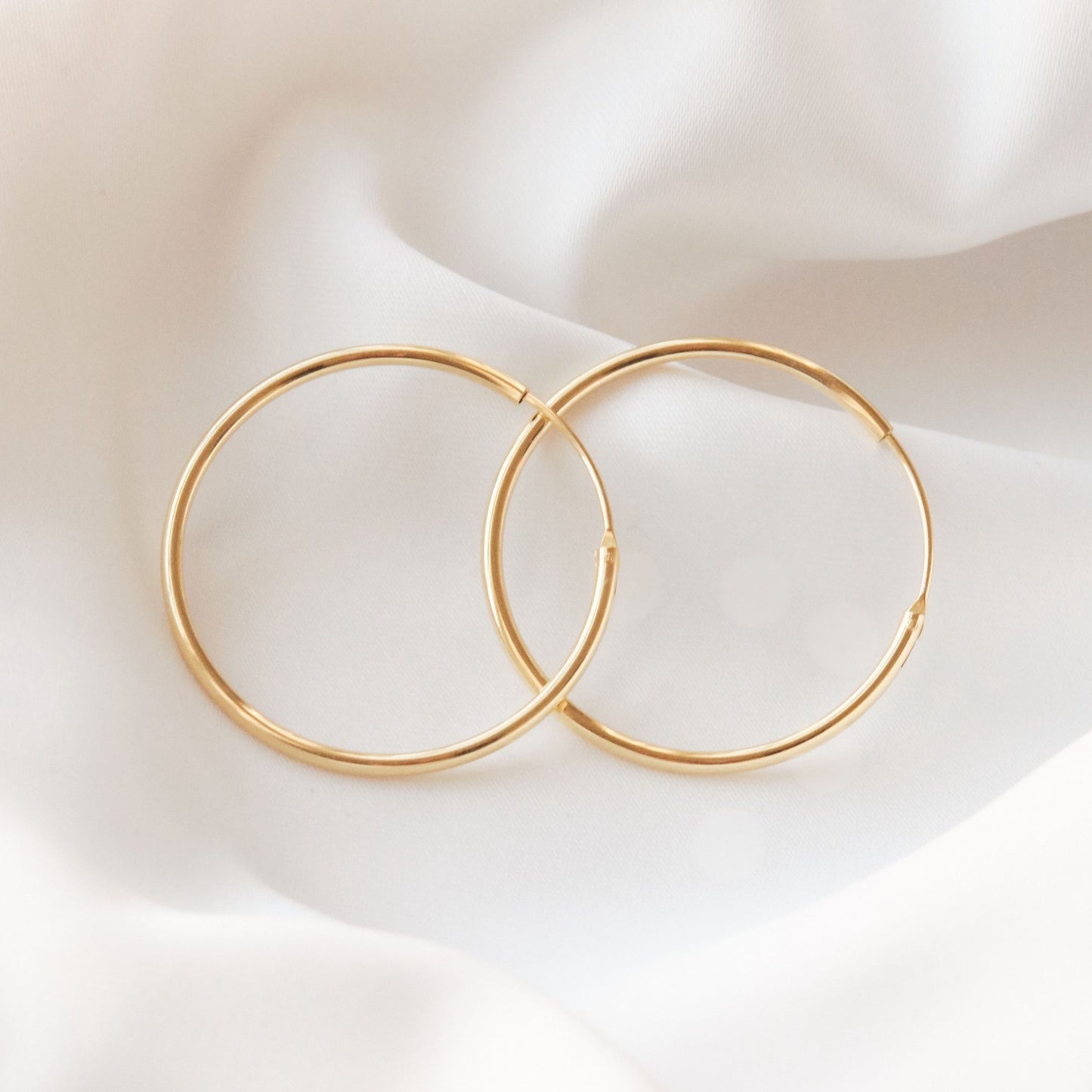 Large Everyday Hoop Earrings