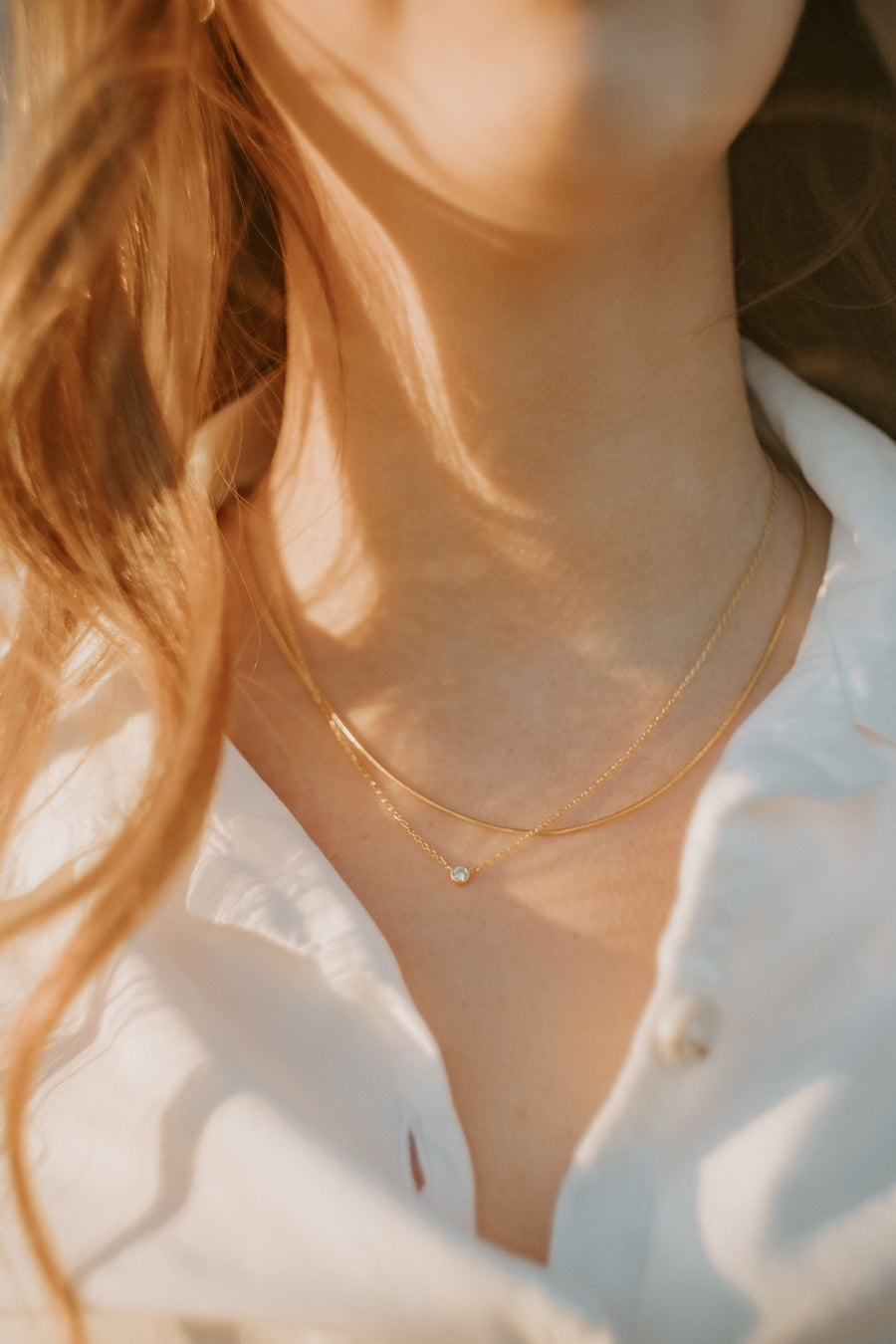 Teeny Crystal Necklace