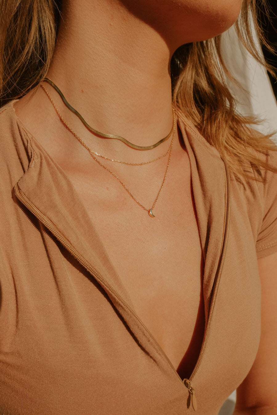 Herringbone Chain Necklace