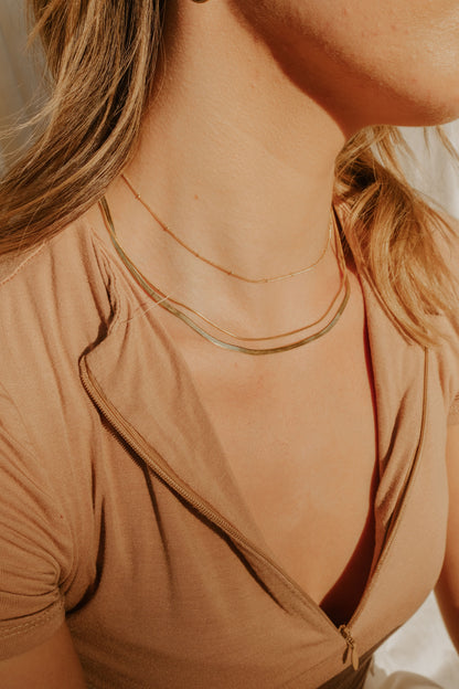 Herringbone Chain Necklace