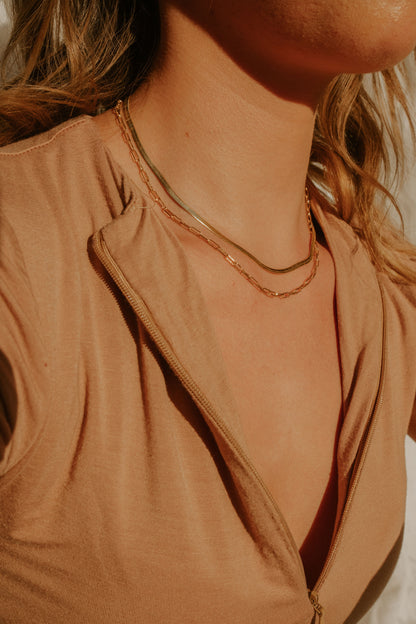 Herringbone Chain Necklace